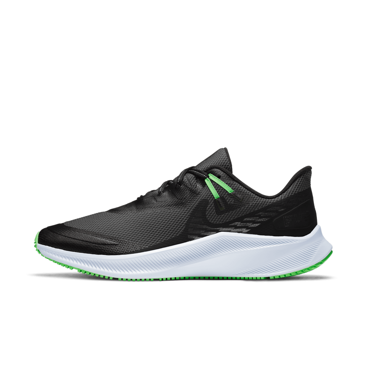 Nike ランニングシューズ ブラック/グリーン ナイキ エア マックス NUAXIS NIKE AIR MAX NUAXIS メンズ スニーカー